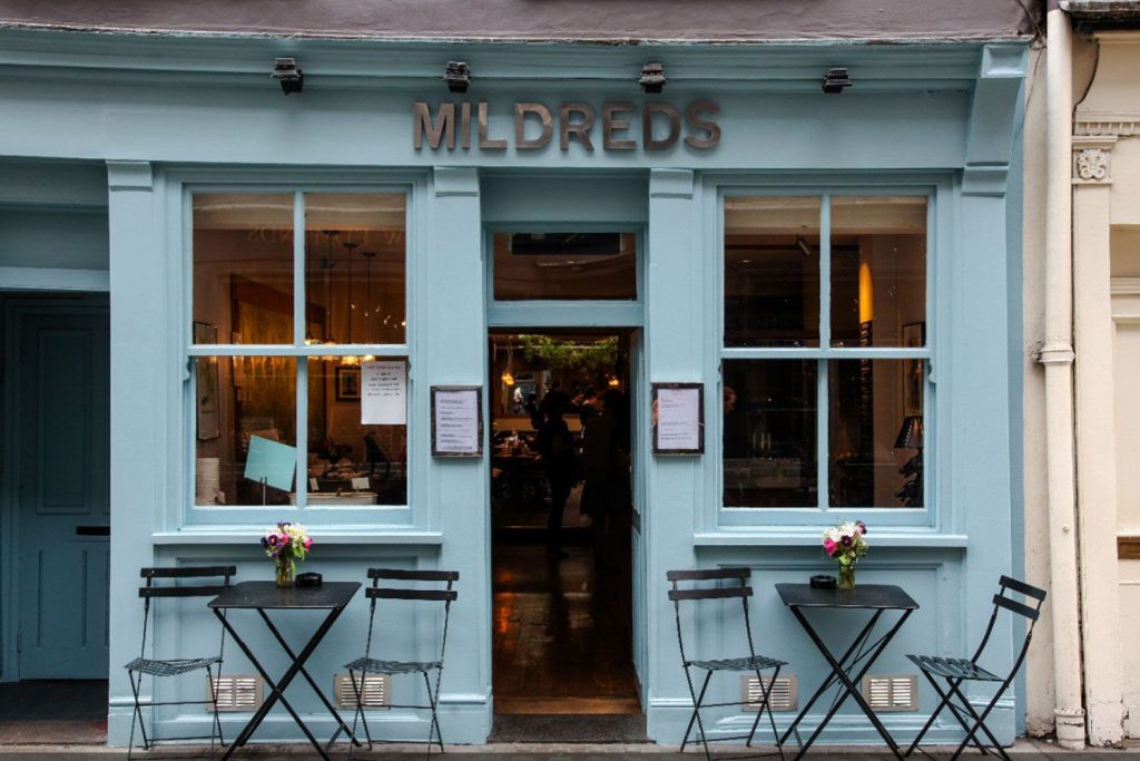 Mildreds, London Restaurant for vegetarian 