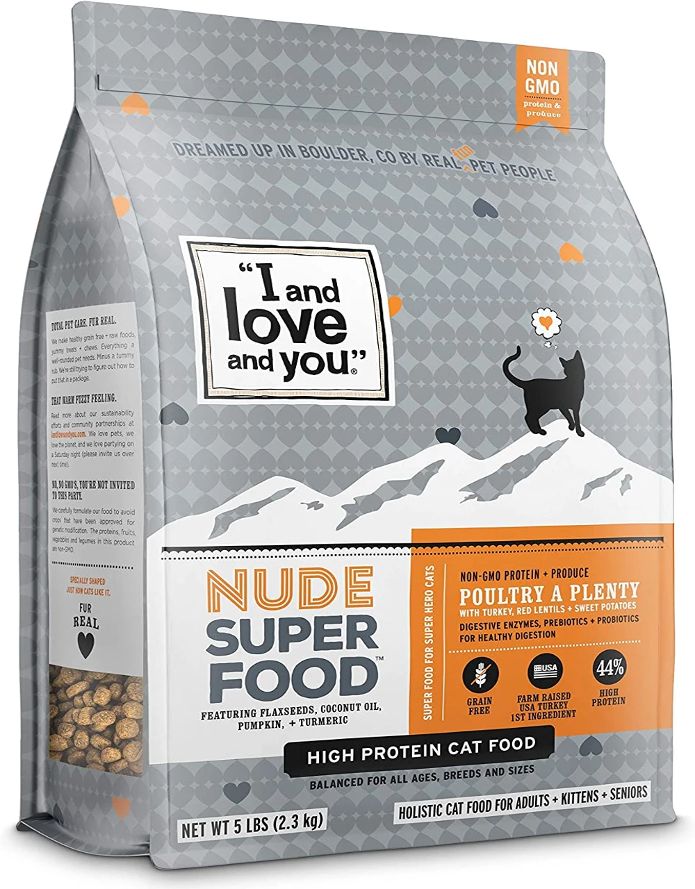 I and love and you Nude Dry Cat Food Grain Free Limited Ingredient Kibble