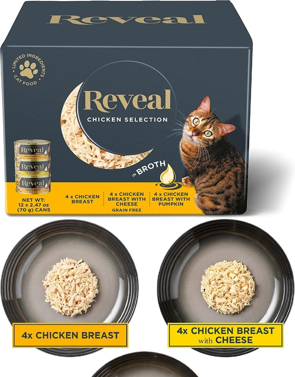 Reveal Natural Wet Cat Food Limited Ingredient Canned Wet Cat Food