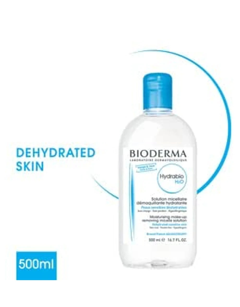 Bioderma Hydrabio H2O Micellar Water Face Cleanser and Makeup Remove
