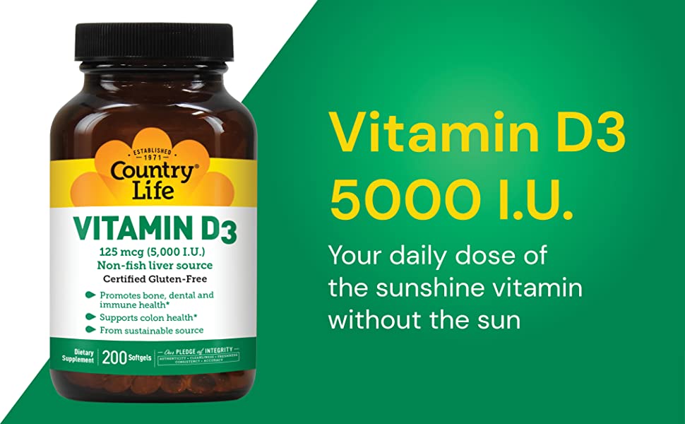 Vitamin D3 5000 IU 1
