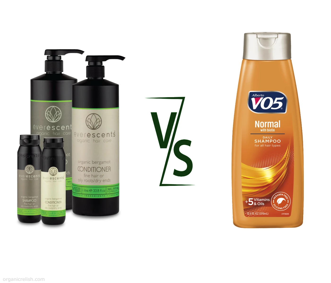 Regular Shampoo vs Organic Shampoo
